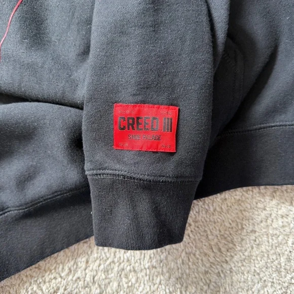 Creed III Shoe Palace Hoodie XL Black Boxing Graphic - Picture 4 of 12